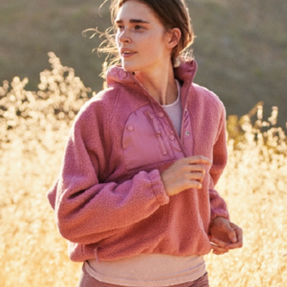 Free People Movement Hit The Slopes Fleece Pullover